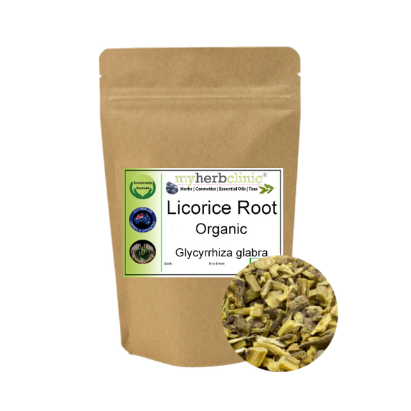 MY HERB CLINIC ® Licorice Root Organic dried Herbal Tea - naturally sweet & earthy
